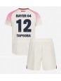 Billige Bayer Leverkusen Edmond Tapsoba #12 Bortedraktsett Barn 2025-26 Kortermet (+ Korte bukser)